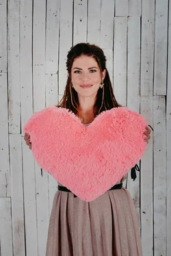 Мягкая игрушка Yarokuz подушка "Сердце" 50 см Розовая