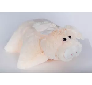 Мягкая игрушка Yarokuz подушка "Свинка" 50 см Персиковая