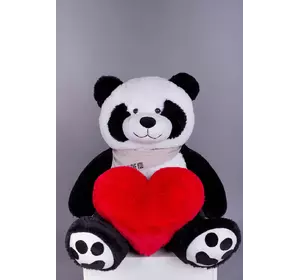 Мишка плюшевый Yarokuz Панда с сердцем 135 см