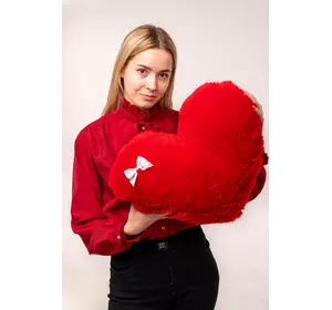 Мягкая игрушка Yarokuz подушка "Сердце" 50 см Красная
